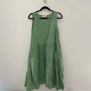 Gorman linen sage green dress